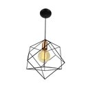 Ver imagem 3 de Pendente Aramado Cubo Wireframe - Preto