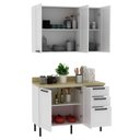 Ver imagem 4 de Armário de Cozinha Modulada Completa 3 Peças 100% Mdf Phoenix Móvel na Caixa