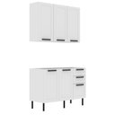Ver imagem 7 de Armário de Cozinha Modulada Completa 3 Peças 100% Mdf Phoenix Móvel na Caixa