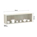 Ver imagem 2 de Armário para Cozinha Basculante 90 Cm 1 Porta Luci Luciane Móveis