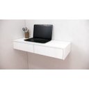 Ver imagem 2 de Bancada de Estudos 2 Gavetas 100%MDF 90x35x15cm