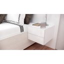 Ver imagem 1 de Gaveteiro Suspenso 2 Gavetas 100%MDF - Mesa de Cabeceira - Mesa de Cabeceira