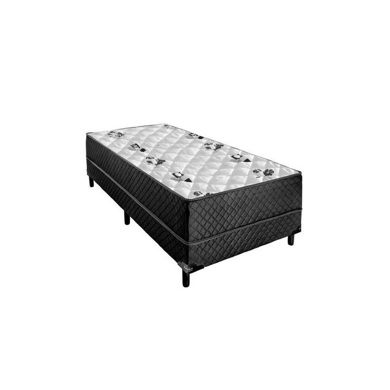 Cama Box Solteiro Conjugada D28 Ortopédico 88x188cm