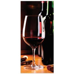 Adesivo de Porta Taça de Vinho 240X110CM - 1
