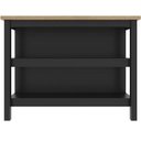 Ver imagem 5 de Bancada Ilha Cozinha 2 Prateleiras 120x80 Cm Cd1019 Preto Dtall