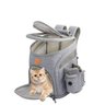 Bolsa Mochila Transporte Pet Luxo Cães Gatos Passeio Viagens - 6