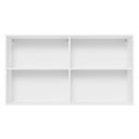 Ver imagem 4 de Armário Aéreo 100% Mdf 120 Cm 2 Portas Vidro Reflex Branco/