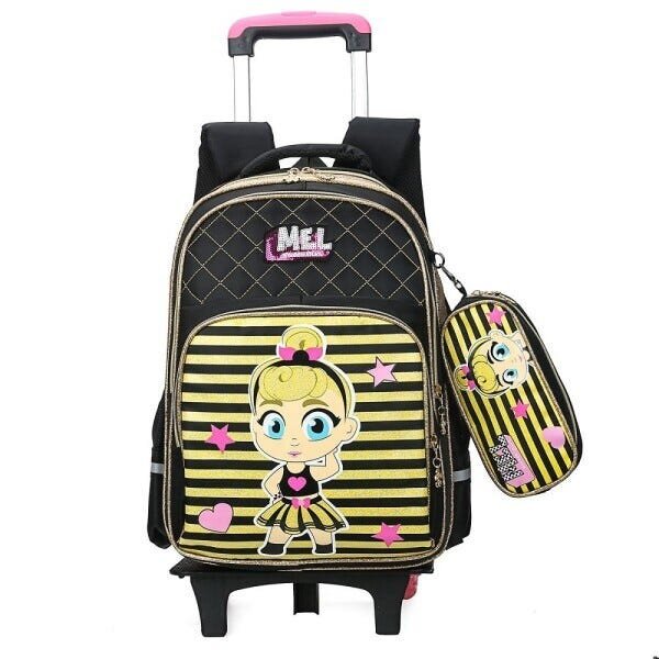 Mochila Carrinho Escolar Removível Sweet Girl -Santino - 1