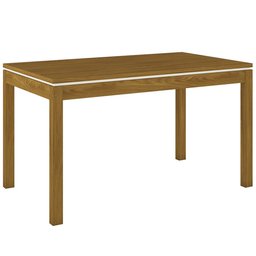 Sala de Jantar Mesa Chan 140cm com 6 Cadeiras Vita Nature/Off White/Bege - Henn - 3