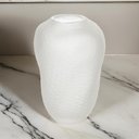 Ver imagem 2 de Vaso Decorativo Vidro Transparente Fosco 28x19cm