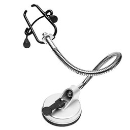 Suporte Secador Parede Azulejo Vidro Flexivel Cabelo Penteado Articulavel Oganizador Cabeleireiro - 4