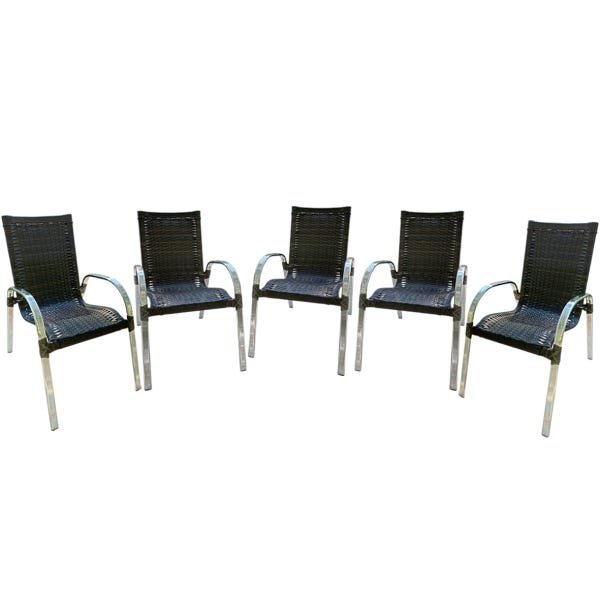5 Cadeiras Colômbia para área gourmet, varanda, piscina, sacada, Área externa, Edícula, Jardim 30 - 1