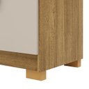 Ver imagem 5 de Cômoda Sapateira Grande 5 Gavetas 2 Portas Sirios Nature/fendi
