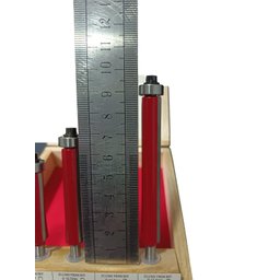 Jogo de Fresa Reta Longa para Tupia com Rolamento Haste 6mm - 2