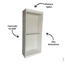 Ver imagem 2 de Armário Duas Araras 2,08a X 0,89l X 0,41p Branco