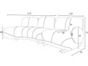 Ver imagem 5 de Sofá de Couro Onix 4 Lugares com Chaise Esquerda Brown - Mempra