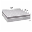 Ver imagem 2 de Colchão Queen Sr Life Confort Dream Espuma D28 158x198x28cm Cinza