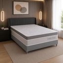 Ver imagem 5 de Colchão Queen Sr Life Confort Dream Espuma D28 158x198x28cm Cinza