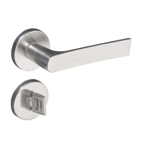 Fechadura Mari Cromo Acetinado Banheiro