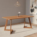 Ver imagem 1 de Mesa para Sala de Jantar 180cm sem Vidro Caju Marrom/Cinamomo