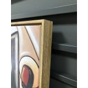 Ver imagem 2 de Quadro 150x50cm Santa Ceia Moldura Flutuante Madeira Clara