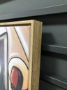 Ver imagem 2 de Quadro 150x50cm Santa Ceia Moldura Flutuante Madeira Clara