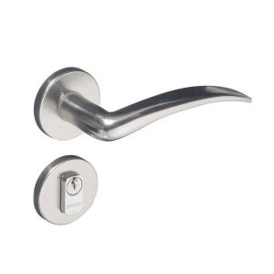 Fechadura Classic Cromo Acetinado Externa 