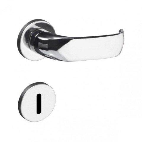 Fechadura Contemporânea Cromado Premium Interna Inox Polido Pado