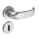 Ver imagem 1 de Fechadura Contemporânea Cromo Acetinado Interna