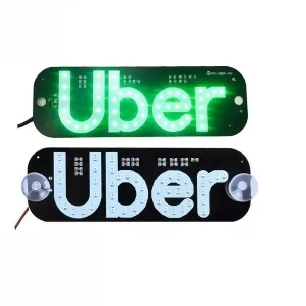 Letreiro em LED para Motorista de Aplicativo Uber - 3
