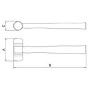 Ver imagem 2 de Martelo de Borda em Abs 60 Mm Tramontina Pro Tramontina