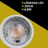 Lâmpada Led Dicroica Mr16 4,8w 2700k Gu10 Bivolt - 3