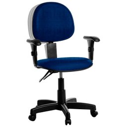 Cadeira Ergonômica Executiva com Braços Azul Rcp - 1