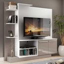 Ver mais imagens de Estante Com Suporte Tv 55'' Denver Multimóveis V3069 Branca/Lacca Fumê Branco/Lacca Fumê