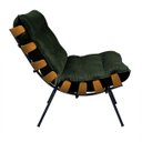 Ver imagem 2 de Poltrona Costela com Puff em Linho ou Veludo - Élpis Móveis - Veludo Verde