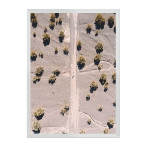 Green Specks Scattered Everywhere:Branca/42 x 29.7 cm