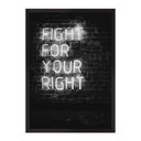 Ver imagem 1 de Fight For Your Right:Preta/59.4 x 42 cm
