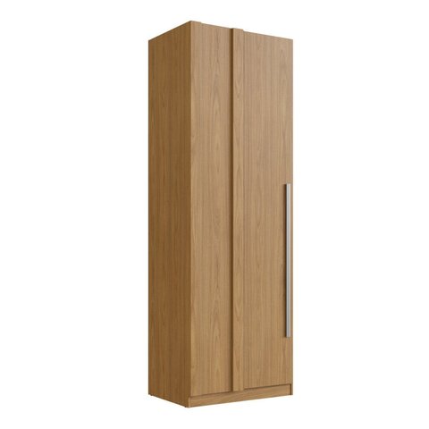 Módulo Guarda-Roupa Canto Reto 80cm com 1 Porta Integrato
