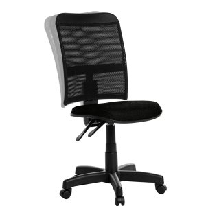 Cadeira de Escritório Ergonômica em Tela Preto Rcp