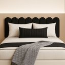 Ver imagem 5 de Cabeceira Queen Size Design Nuvem 45x20cm 8 Placas em Suede:preto