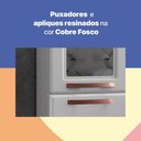 Ver imagem 3 de Cozinha Aço Completa Telasul Mirage New Bco C/ Balcão P/ Pia