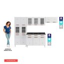 Ver imagem 6 de Cozinha Aço Completa Telasul Mirage New Bco C/ Balcão P/ Pia