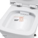 Ver imagem 6 de Vaso Sanitário Convencional Turmalina Pingoo.casa - Branco