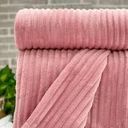 Ver imagem 2 de Cobertor Manta Casal Soft Canelada 2,20m x 1,80m Califórnia Cor Rose