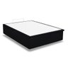 Cama Box Baú King Universal Suede Nero Black (186x198x35) - Ortobom - 3
