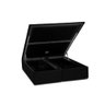 Cama Box Baú King Universal Suede Nero Black (186x198x35) - Ortobom - 1