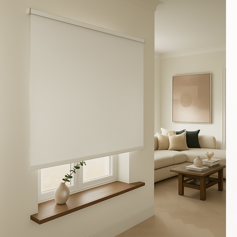 Cortina Persiana Rolo Blackout 100 X 100 Cm Janela do Quarto Cor:ice