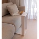 Ver imagem 2 de Mesa de Apoio Sofa Quadrada 36x36cm Decoração Cabeceira