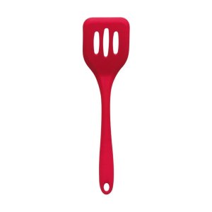 Espátula Vazada de Silicone Duplo Vermelho 28,5cm - Oikos