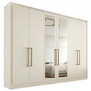 Ver imagem 2 de Guarda Roupa Argos 6 Portas Espelhado Mdf - Mademarcs